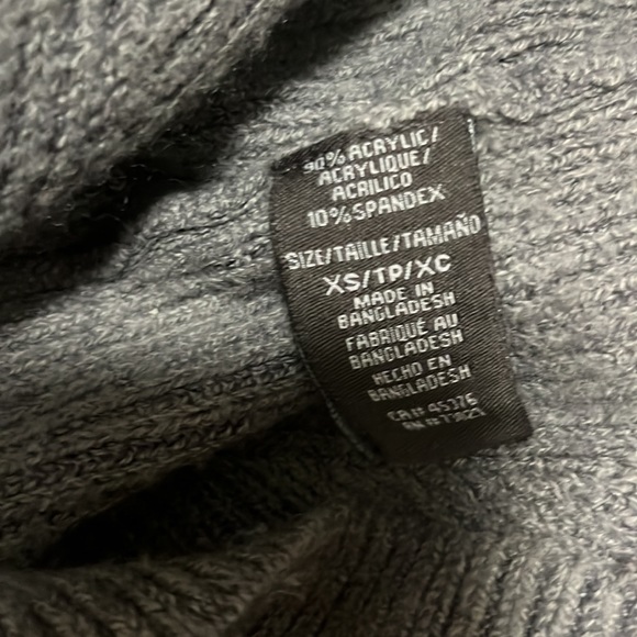 Grey longs sleeve peplum sweater - Picture 5 of 5